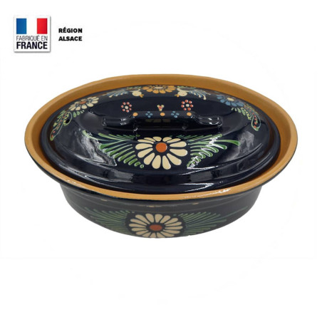 Terrine à Baeckeoffe 6 personnes - Moule à Baeckeoffe en poterie de