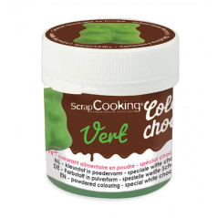 Colorant Alimentaire en poudre Liposoluble pour chocolat - Vert
