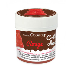 Colorant Alimentaire en poudre Liposoluble pour chocolat - Rouge