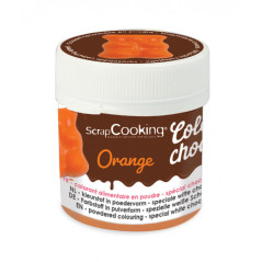 Colorant Alimentaire en poudre Liposoluble pour chocolat - Orange