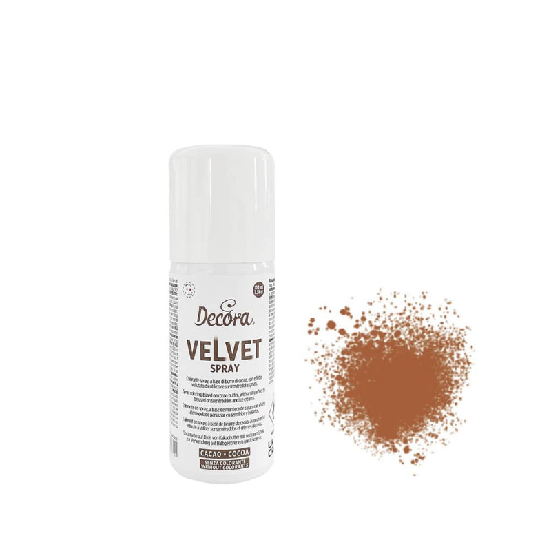 Spray Velours Marron - Spray Velours au beurre de cacao