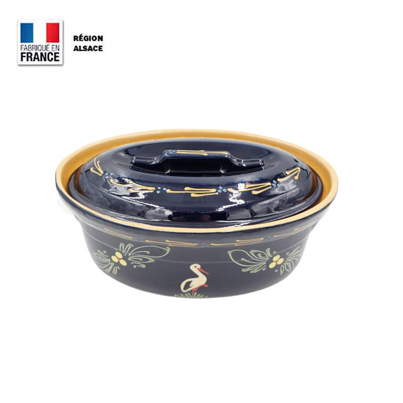 Terrine à Baeckeoffe 4 à 6 personnes Moule à Baeckeoffe en poterie de