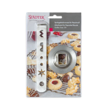 Filière à Biscuit n°7/8 - Accessoire Pour Spritz - Compatible KitchenAid 5KSMMGA en métal