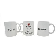 Mug Keep Calm and Eat Bredele - Personnalisé