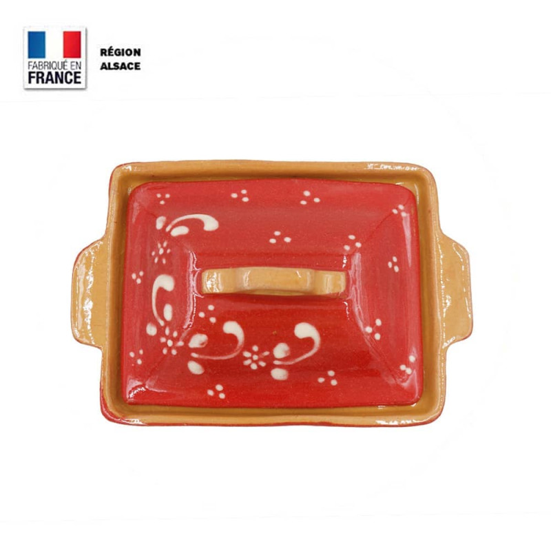 Terrine à foie gras porcelaine 600g 17x12x10,3 cm
