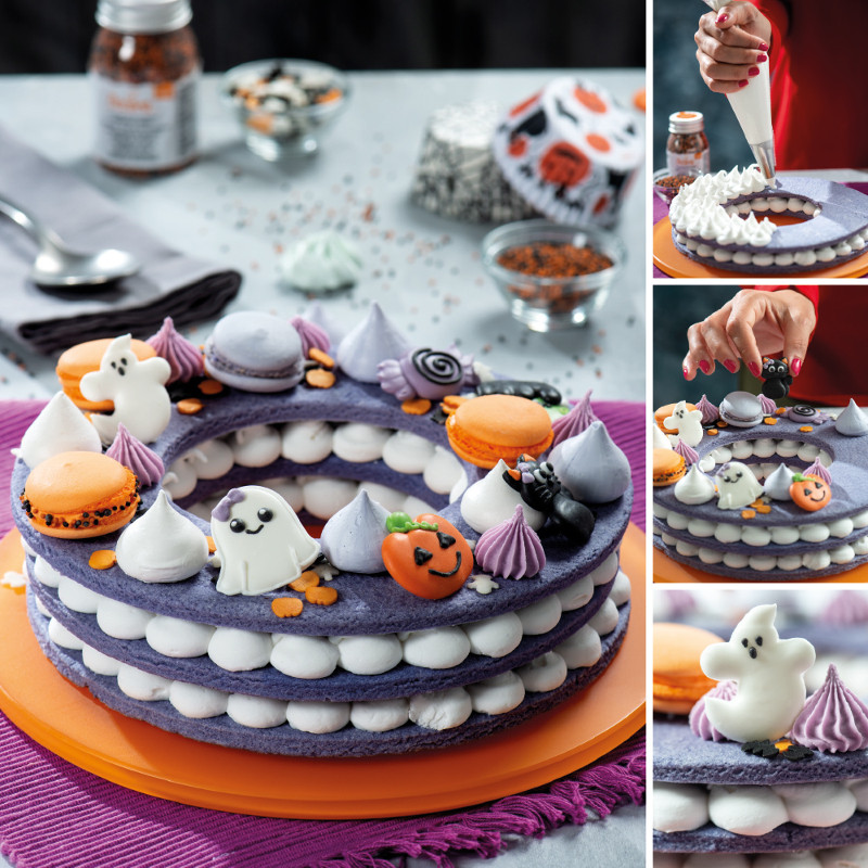 Décoration en sucre Halloween - Sucres décoratifs Halloween - Décorations  Scrapcookin