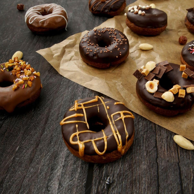 OMG Kit De Cuisson Pour Donut Géant – Moule à Gâteau Géant En Silicone Anti-adhésif Pour Donut Et Décoration