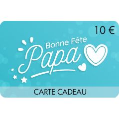 Carte cadeau "Fête des pères" de 10€ à 100€