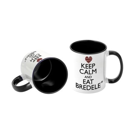 Mug Keep Calm and Eat Bredele - Intérieur Noir