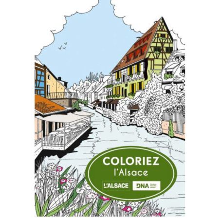 Coloriez l'Alsace - Livre de coloriage thème Alsace - Bredele Boutique
