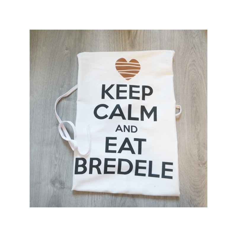 Tablier Keep Calm and Eat Bredele