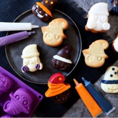 Moule Halloween silicone - 8 empreintes