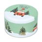 Boite à gâteaux de Noël ronde Petite - Décor Sapin de Noël - 14 cm