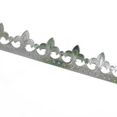 Couronne en carton argent