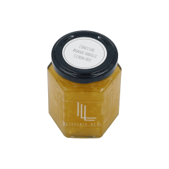 Pot de confiture à l'ananas, vanille et citron vert