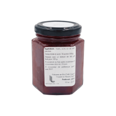 Pot de confiture à la fraise