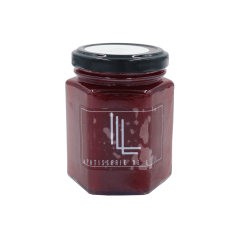 Pot de confiture à la fraise citron vert et basilic