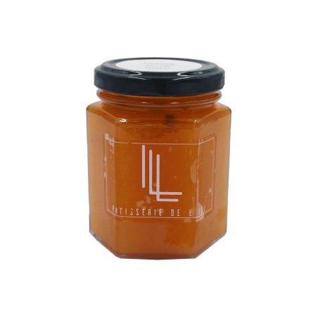 Pot de confiture passion mangue