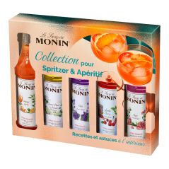 Coffret sirops Monin pour Spritzer et Apéritif - 5 x 5 cl