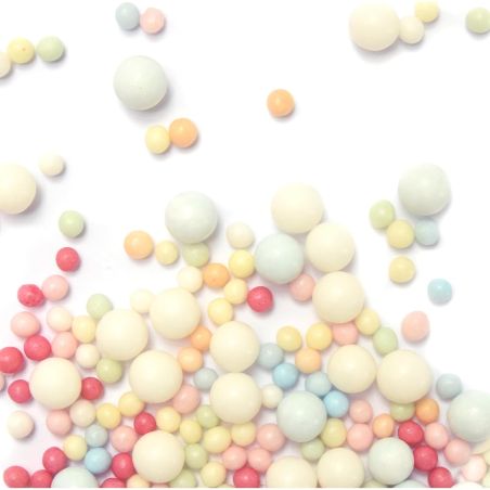 Décors Bubble Multicolores en Sucre