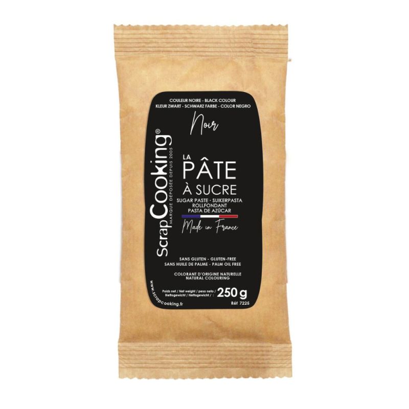 Pâte à sucre noire 250 g Pâte à sucre noire 250 g