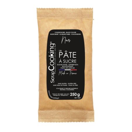 Pâte à sucre noire 250 g