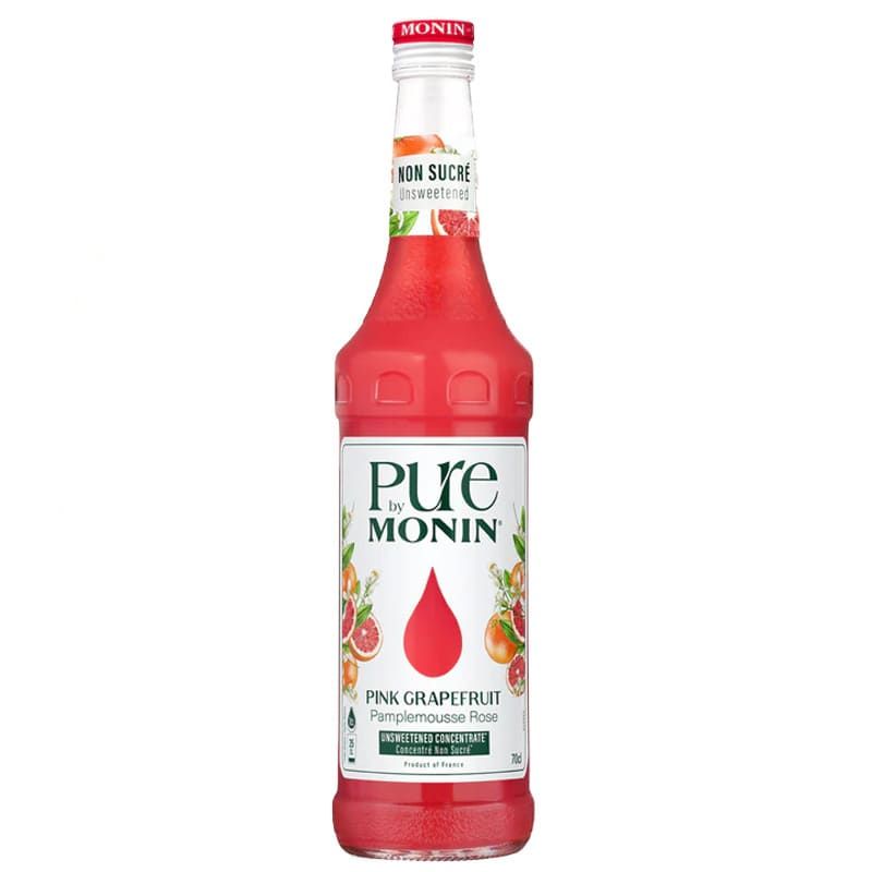 Pure by Monin Pamplemousse Rose - 70 cl - Sirop sans sucre