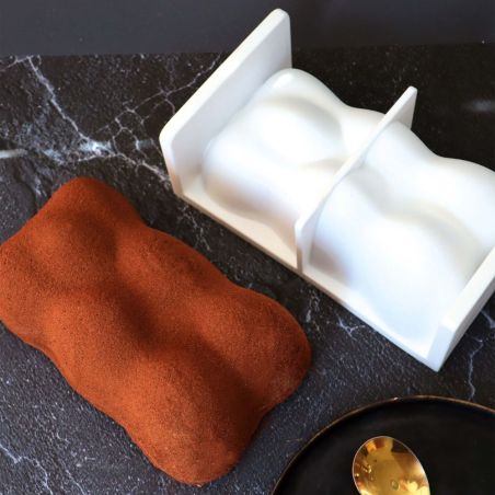 Moule Bûche de Noel Ourson en silicone
