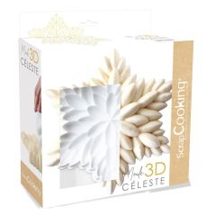 Moule Bûche de Noël Etoile en silicone  - Moule 3D étoile “Céleste”