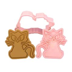 Emporte-pièce Chat + Embosseur