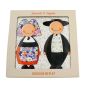Dessous de Plat Jeannala et Seppala Costume Fleuri en verre trempé -