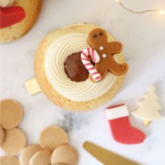 Décorations en pâte d'amande Bonhomme pain d'épices