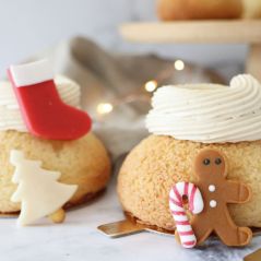 Décorations en pâte d'amande Bonhomme pain d'épices