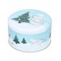 Boite à gâteaux de Noël ronde Petite - Décor Sapin de Noël - 14 cm Boite à gâteaux de Noël ronde Petite - Décor Sapin de Noël - 14 cm