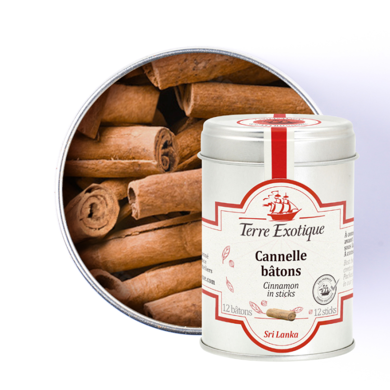 Bâtons de cannelle - 12 bâtons de cannelle de Ceylan - Terre Exotique Bâtons de cannelle - 12 bâtons de cannelle de Ceylan - Terre Exotique