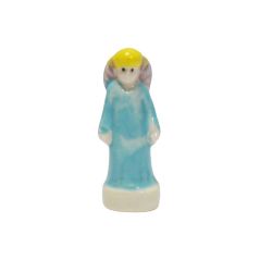 Fève en céramique peinte, thème crèche, à l'unité - Ange