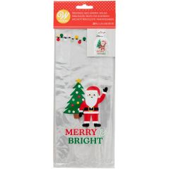 20 Sachets décor Père Noël