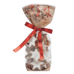 5 Sachets décor Pain d’Épices de Noël - 10 x 22 cm