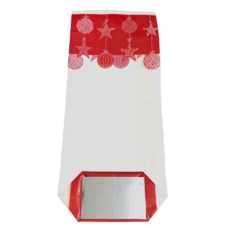 5 Sachets décor Noël pour biscuits et sablés - 12 x 26 cm 5 Sachets décor Noël pour biscuits et sablés - 12 x 26 cm