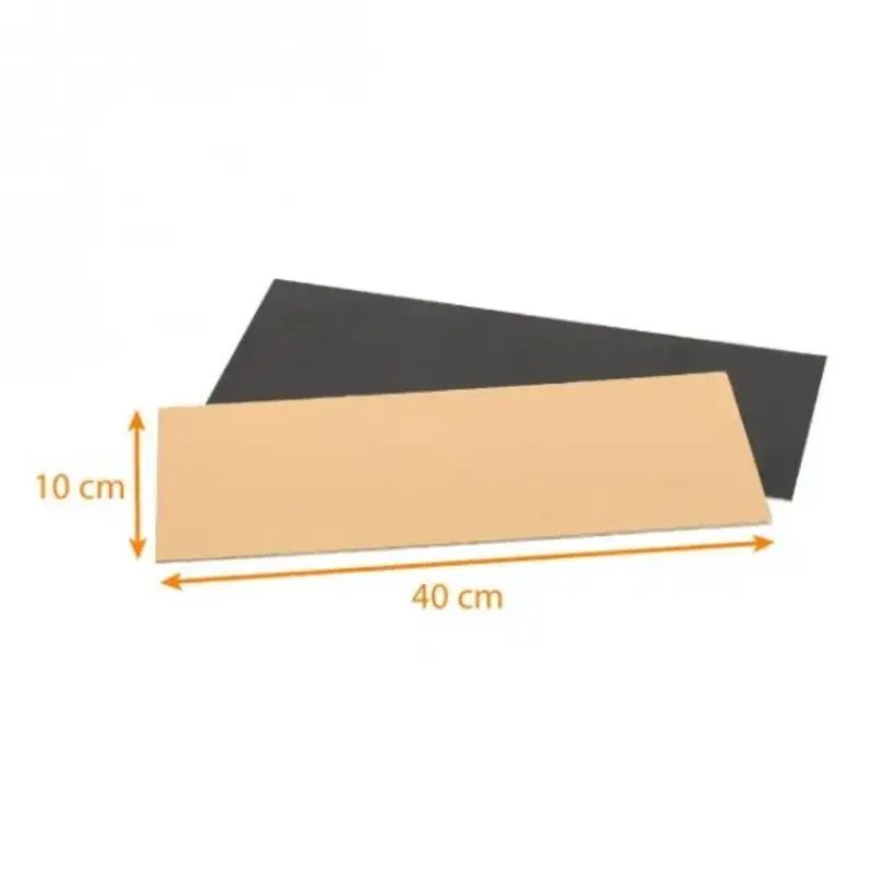 Semelle à bûche droite - lot de 5 - 40 x 10 cm