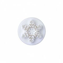 Emporte-pièce poussoir petit flocon de 2,5 cm pour biscuits et bredele