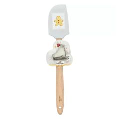 Maryse de Noël grise décor Bonhomme et Emporte-pièce Patin à glace