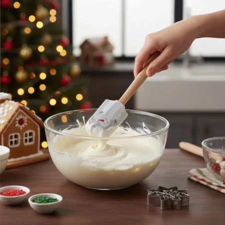 Maryse de Noël décor Bonhomme de neige et Emporte-pièce Flocon