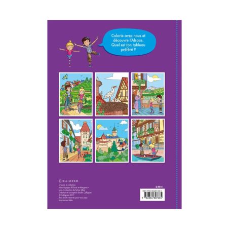 Les coloriages d'Oscar et Margaux : l'Alsace