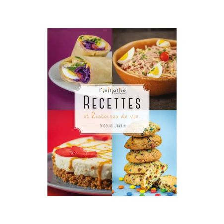 Couverture du livre “L’Initiative – Recettes et histoires de vie” des Éditions Bastberg.