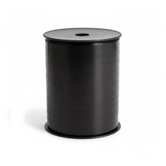 Bolduc Noir Satiné 7mm - Bobine de 500 mètres