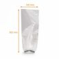 100 Sachets Alimentaires Transparents - 12×27,5 cm