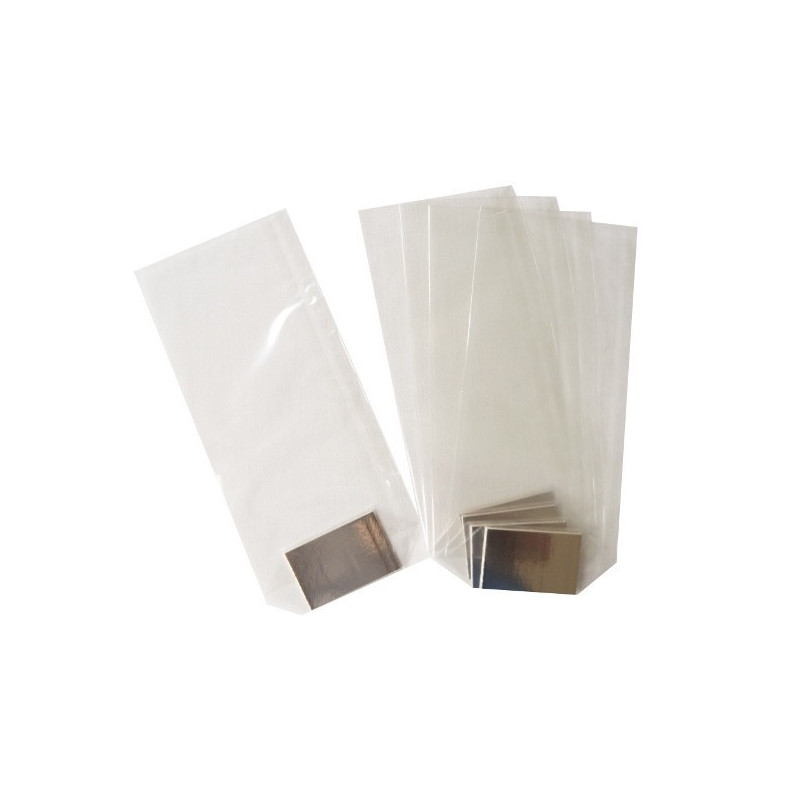 100 Sachets Alimentaires Transparents - 12×27,5 cm