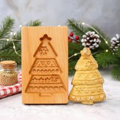 Moule à springerle sapin de noel