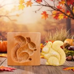 Moule springerle biscuit écureuil